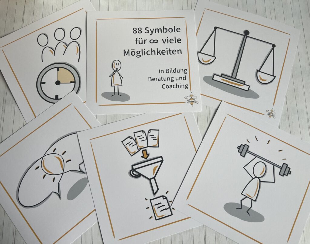 Foto von Symbolkarten